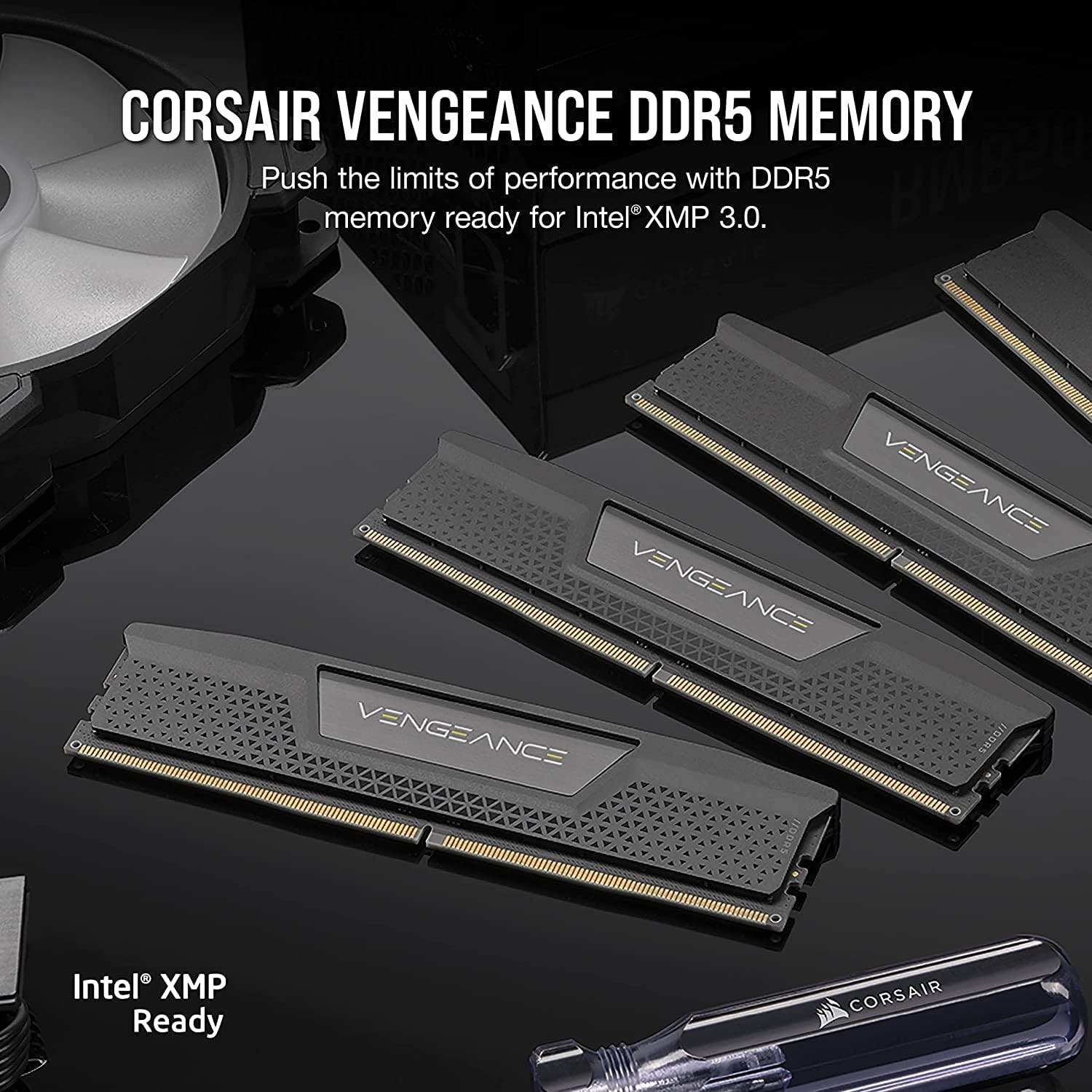 Corsair Ram Desktop Vengeance 64GB (2x32GB) 5200mhz DDR5 C40 Corsair Ram Desktop Vengeance 64GB (2x32GB) 5200mhz DDR5 C40